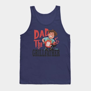 Dad The Grillfather Tank Top